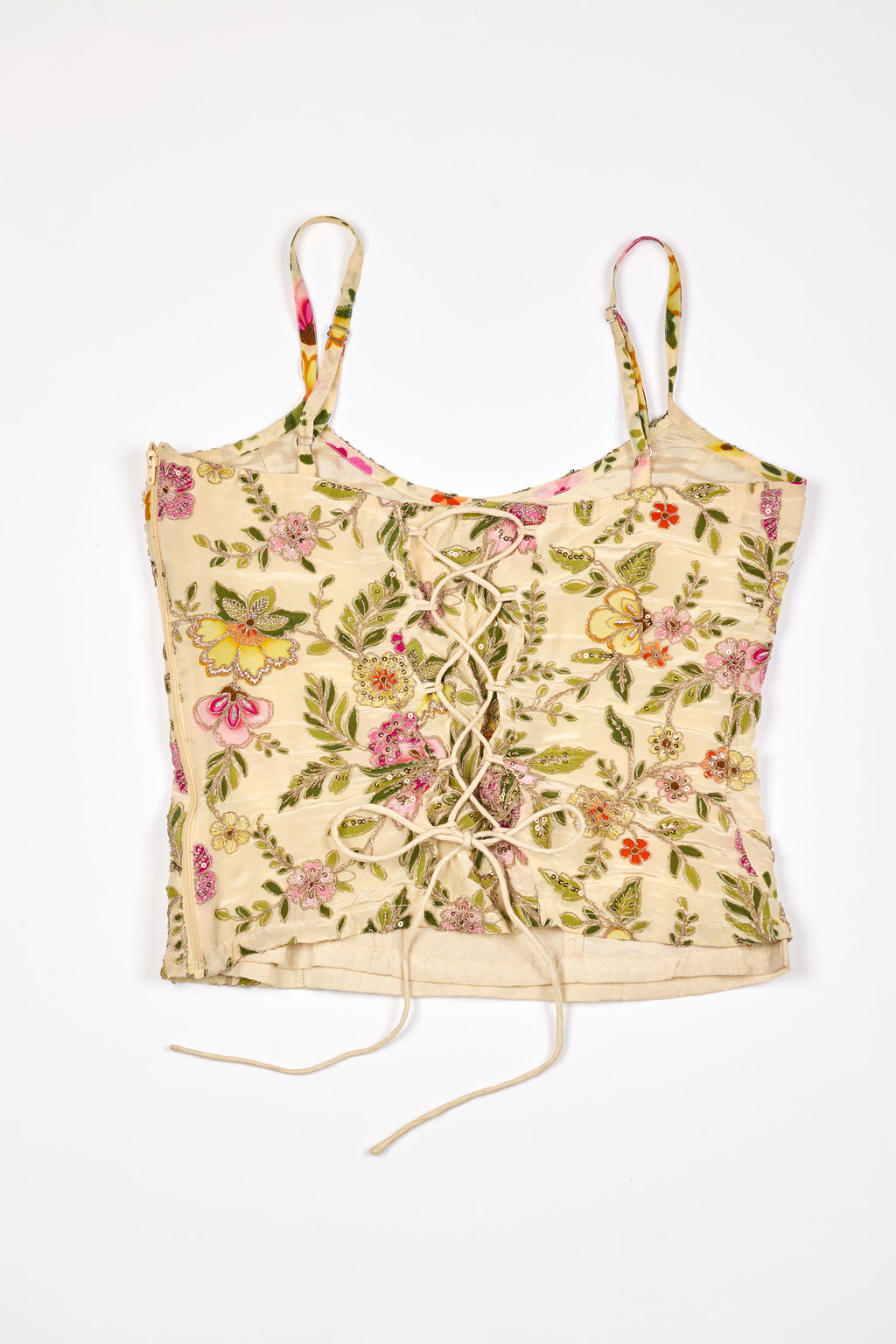 Pre-Order Shreya Flora Beaded Tank