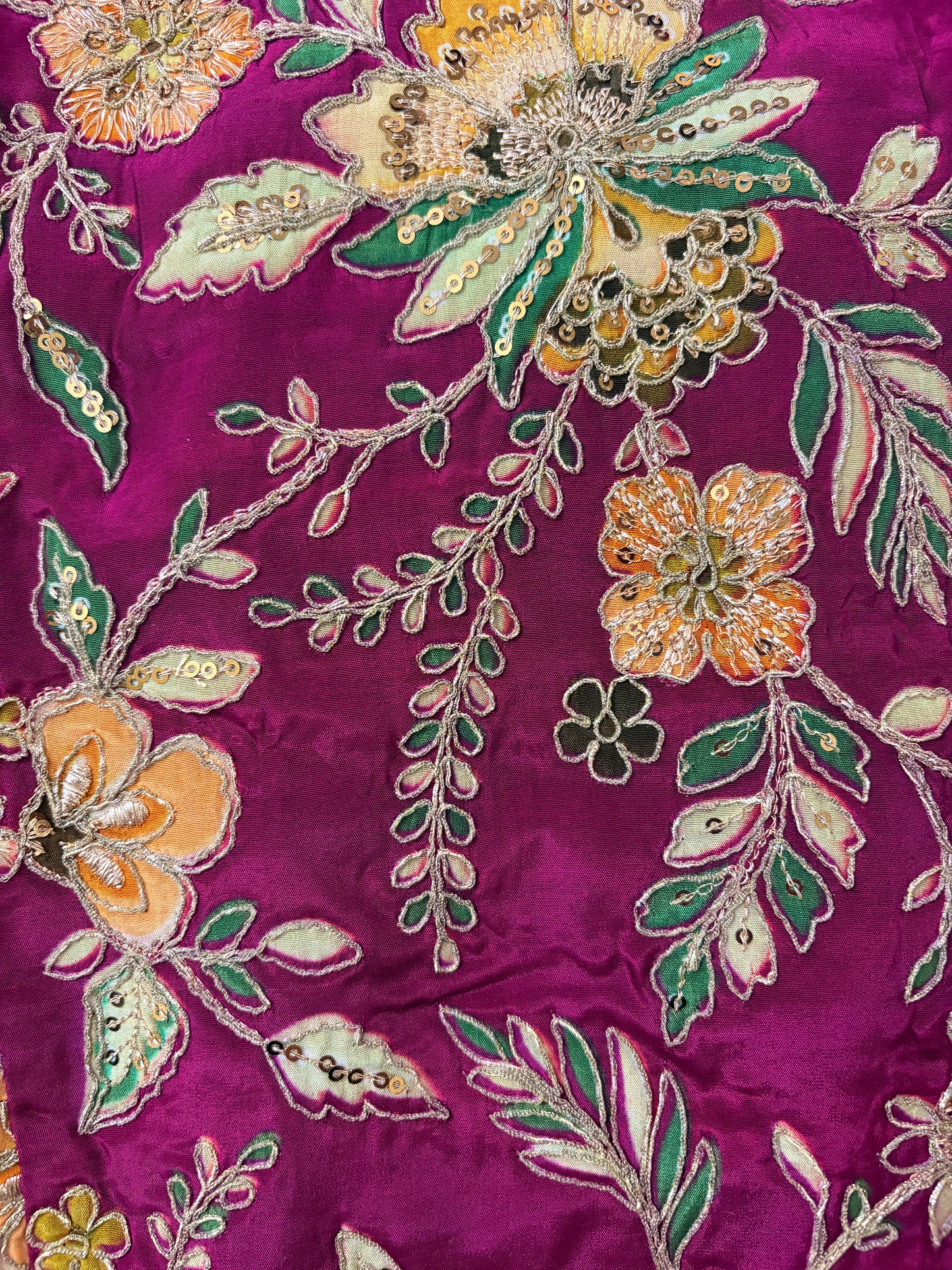 Close up of the  fabric