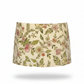 Floral patterned lampshade on a white background